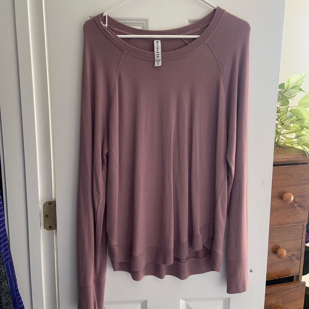 Athleta Pullover Sweater - Pink size M